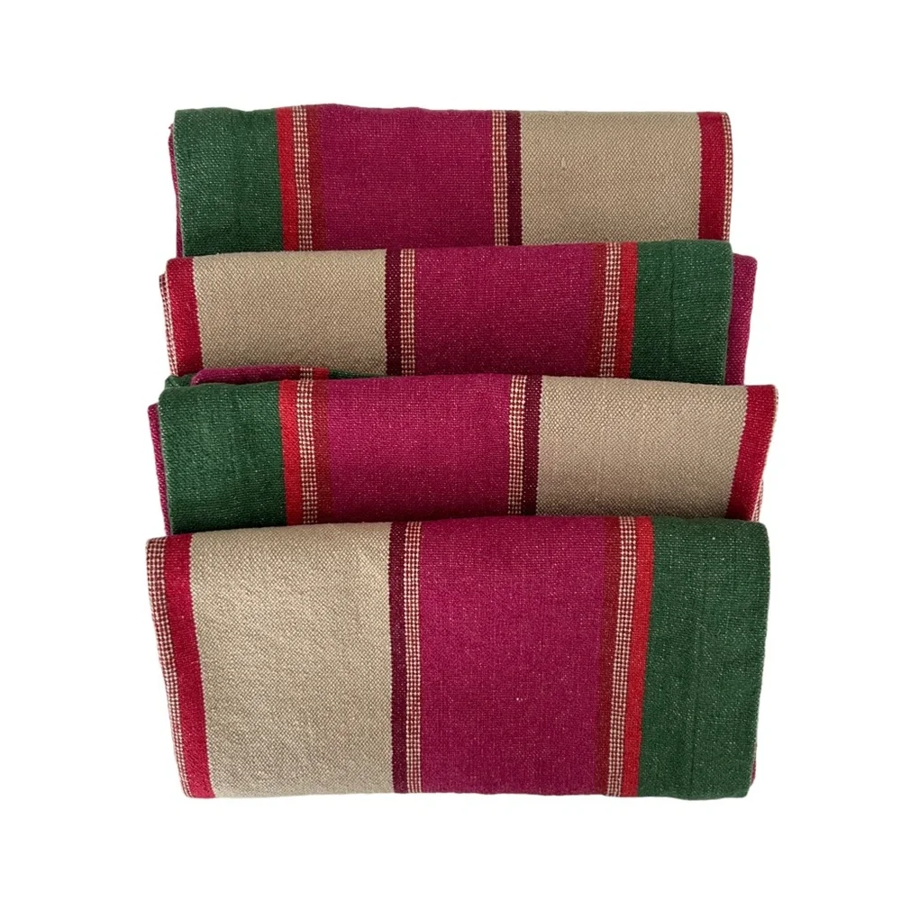 Pottery Barn‎ Hermosa Stripe Napkins Set of 4